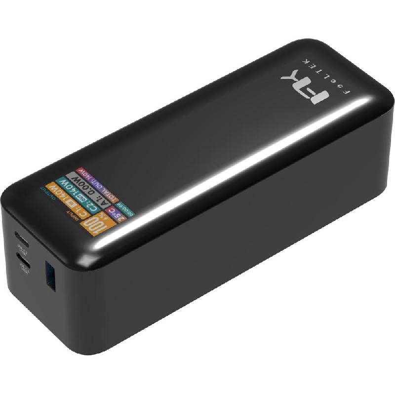 Compare FeelTek Exa 140 PD Fast Charging, 27000 mAh, 3 USB 1X USB2X USBC, Black at KSA Price