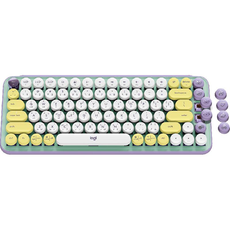 Compare Logitech POP Keys Keyboard, BluetoothWireless 2.4 GHz RF, for Devices with WindowsmacOS, Daydream at KSA Price