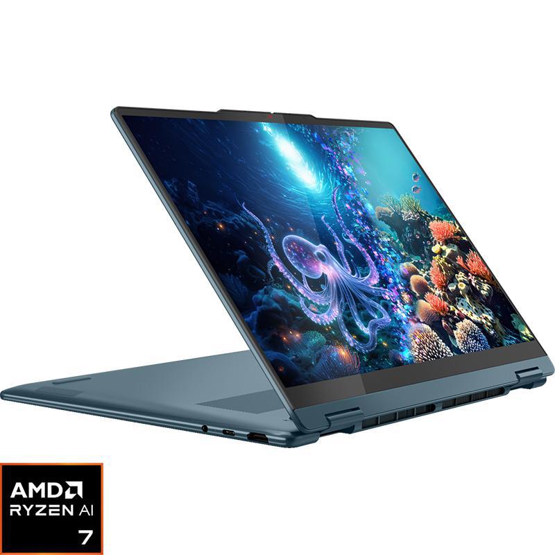 Compare Lenovo Yoga 7 2in1 Laptop  Convertible, AI with CoPilot+, 14, AMD Ryzen 7, 24 GB RAM, 1 TB SSD, Windows 11 Home, AMD Radeon, Foldable at KSA Price