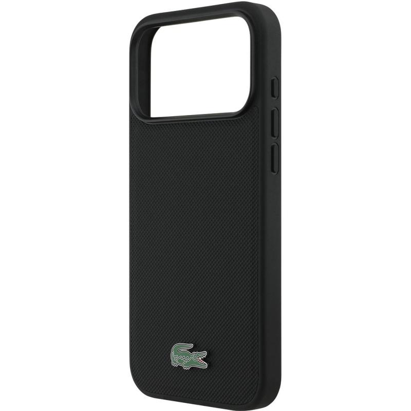Compare Lacoste Hard Back Cover Mobile Case with MagSafe, for iPhone 17 Pro Max, Black at KSA Price
