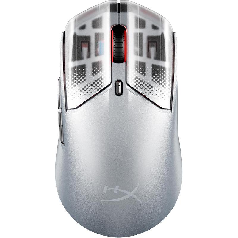 Compare HyperX Pulsefire Haste 2 S Wireless Gaming Mouse, BluetoothWireless 2.4 GHz RF, Optical, up to 26000 dpi, Silver at KSA Price