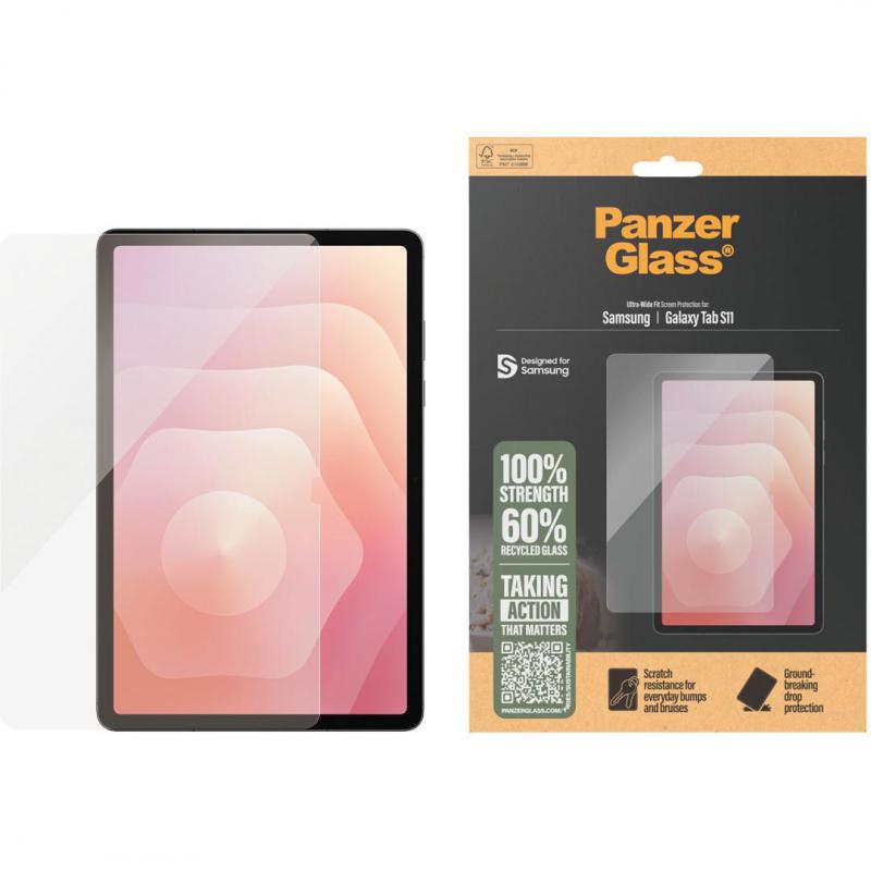 PanzerGlass Ultra-Wide Fit Tablet Screen Protector,…