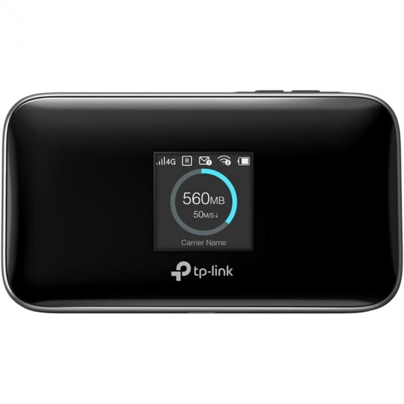 Compare TPLink M7750 4G Portable Router, up to 600 Mbps, up to 32 Devices, Dual Band 2.4 GHz5 GHz, Wireless 802.11 abgnac, Black at KSA Price