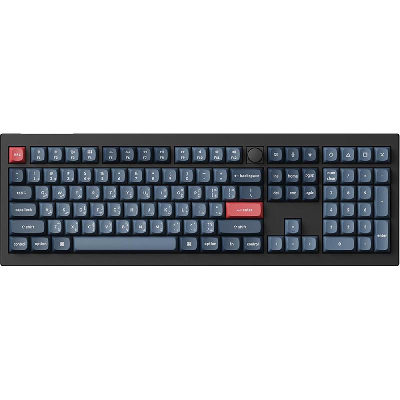 Compare Keychron V6 Max RGB Red Mechanical Switch Gaming Keyboard, BluetoothWireless 2.4 GHz, for LaptopDesktop ComputerGaming Desktop ComputerCPU Windows OS, Black at KSA Price