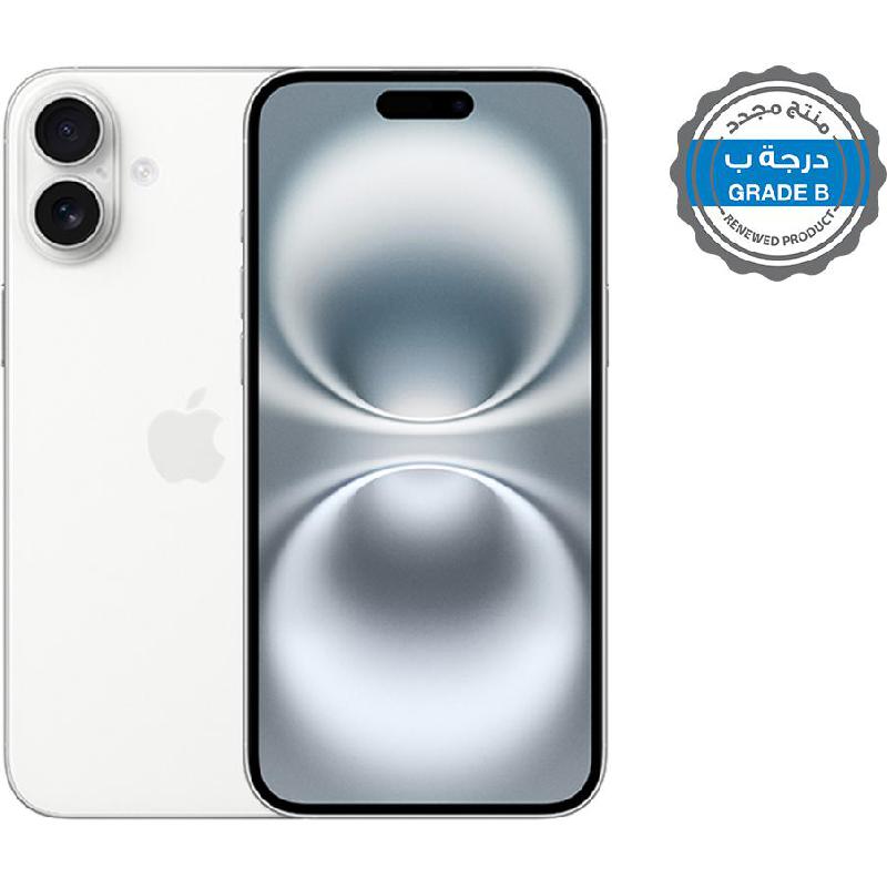 Compare Renewed Grade B Apple iPhone 16 Plus, 256 GB, White, 5G at KSA Price