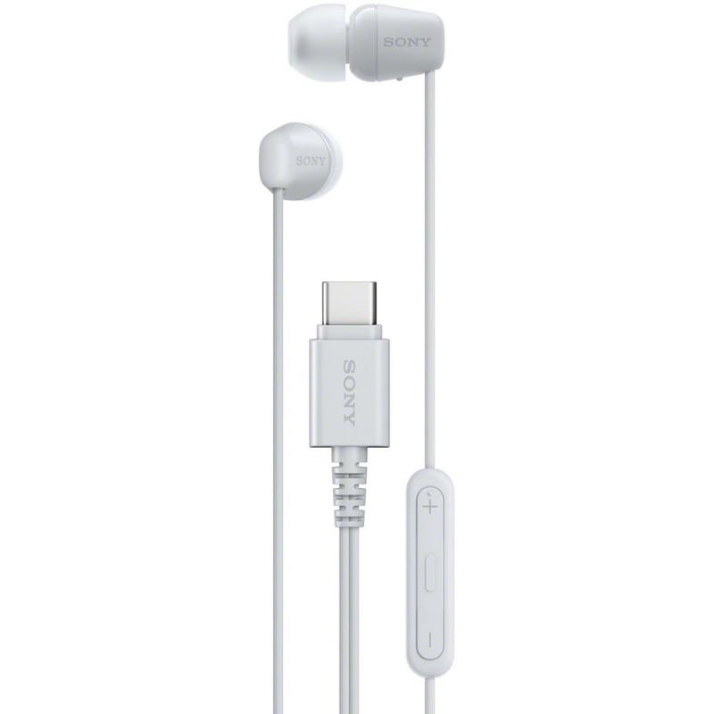 Compare Sony Earphones, Wired, USBC, Inline Microphone, White at KSA Price