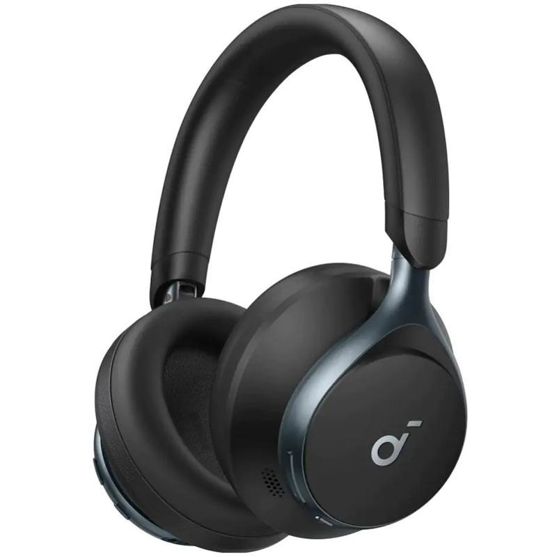 Compare Anker Soundcore Space One OnEar Headphones, Noise Cancelling Microphone, Bluetooth, USB Charging, Builtin Microphone, Black at KSA Price