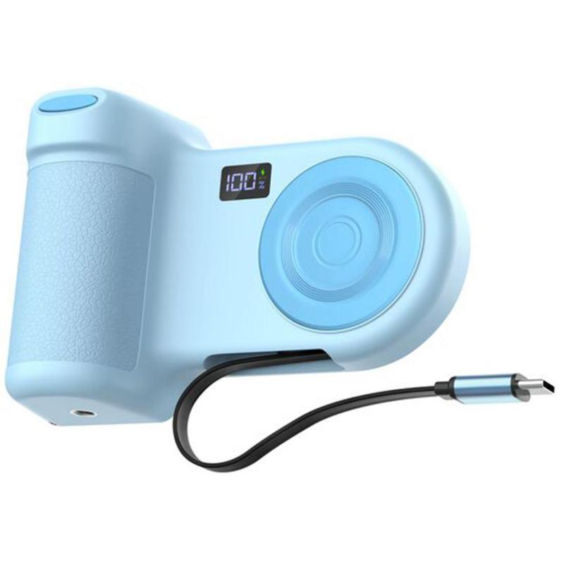 Compare Belkin Stage PowerGrip Magnetic Charging Camera Grip with Power Bank, Fast Battery Charging, 9300 mAh, Single USBC, Blue at KSA Price