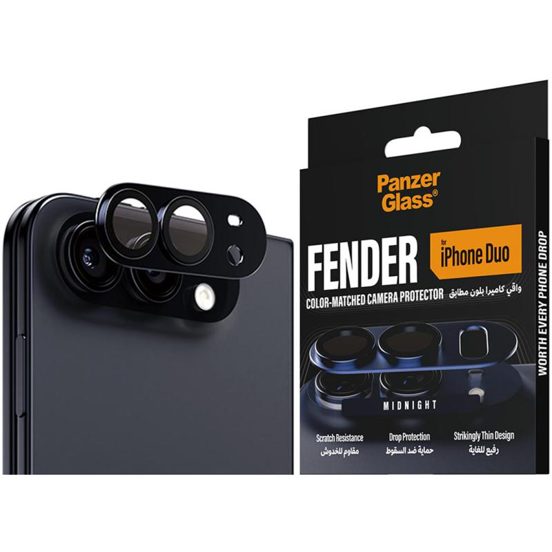 Compare PanzerGlass Fender ColorMatched Camera Protector Full Frame Smartphone Camera Accessory, for iPhone Duo, Midnight at KSA Price
