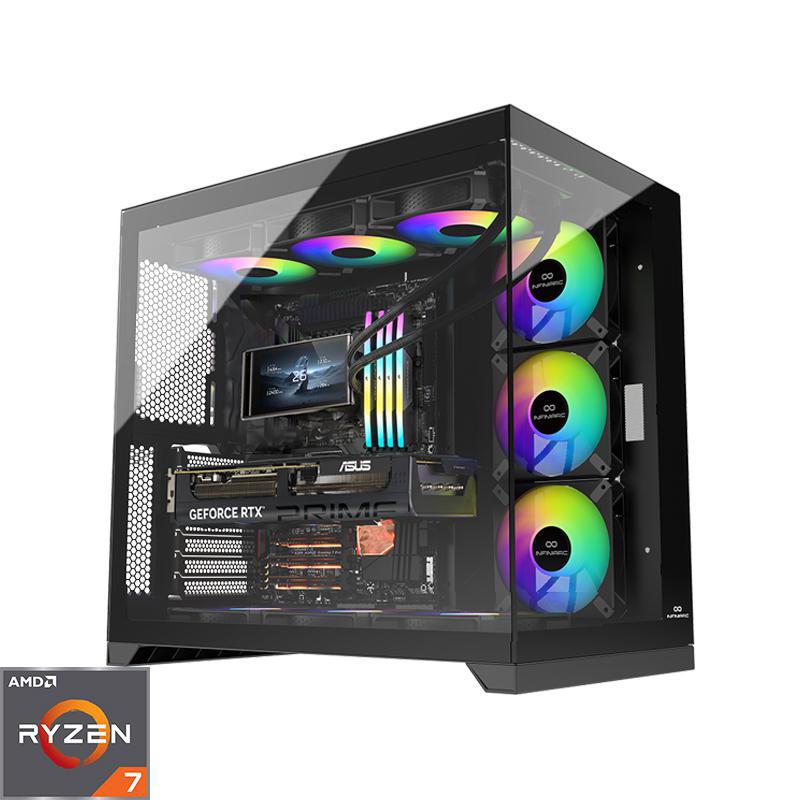 Compare INFINIARC GD , Liquid Cooling, DDR5, Gaming CPU, AMD Ryzen 7 9800X3D, 32 GB RAM, NVIDIA GeForce RTX 5080 16 GB, 1 TB SSD at KSA Price