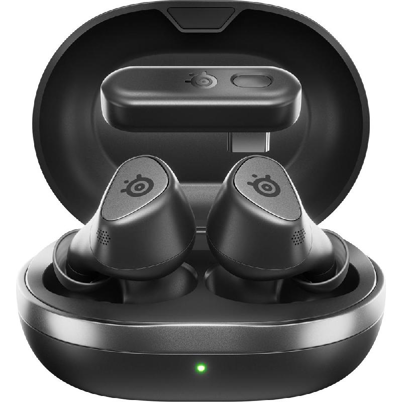 Compare SteelSeries Arctis Gamebuds Earbuds, Active Noise Cancelling, BluetoothWireless, USB Charging, Builtin Microphone, Black at KSA Price