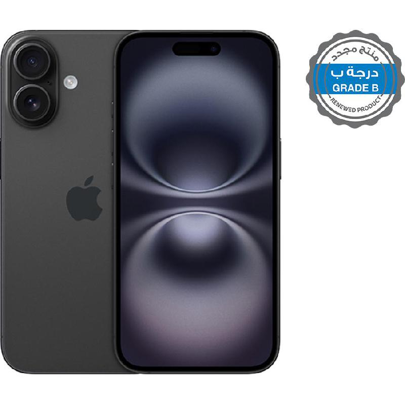 Compare Renewed Grade B Apple iPhone 16, 256 GB, Black, 5G at KSA Price