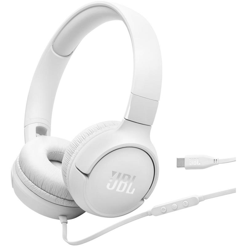 JBL Tune 520C On-Ear Headphones, Wired, Built-in…