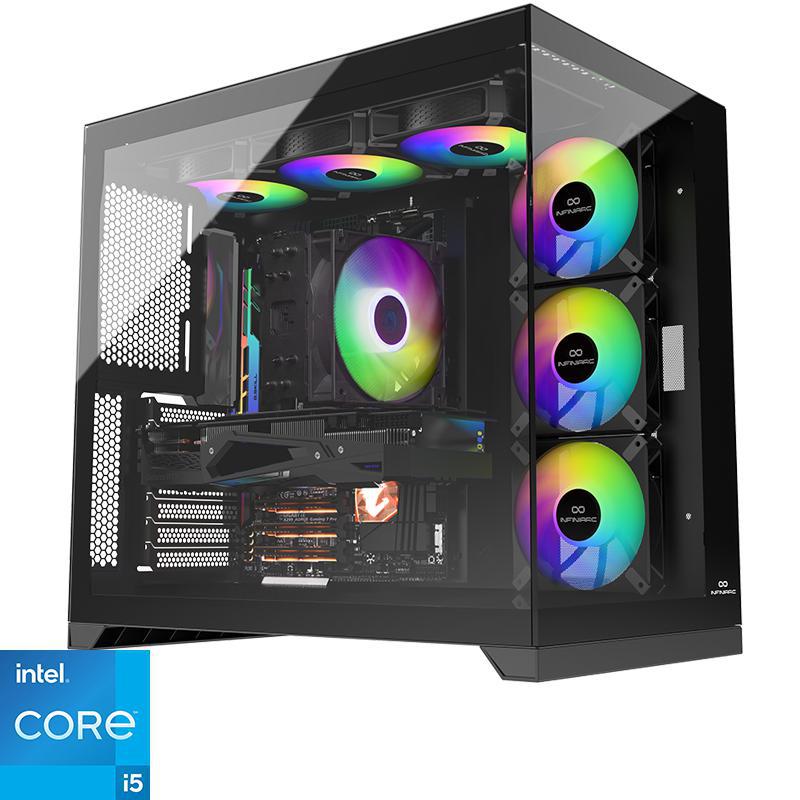 Compare INFINIARC Cube Pro Gaming CPU, Intel Core i514400F 14th Gen, 16 GB RAM, NVIDIA GeForce RTX 3050 6 GB, 1 TB SSD at KSA Price