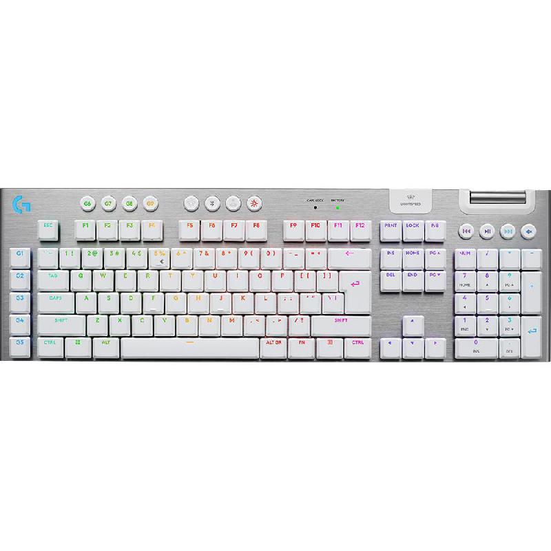 Compare Logitech G G915 X LIGHTSPEED LowProfile Wireless Gaming Keyboard, BluetoothWireless 2.4 GHz RFWired, for Devices with WindowsmacOS, White at KSA Price
