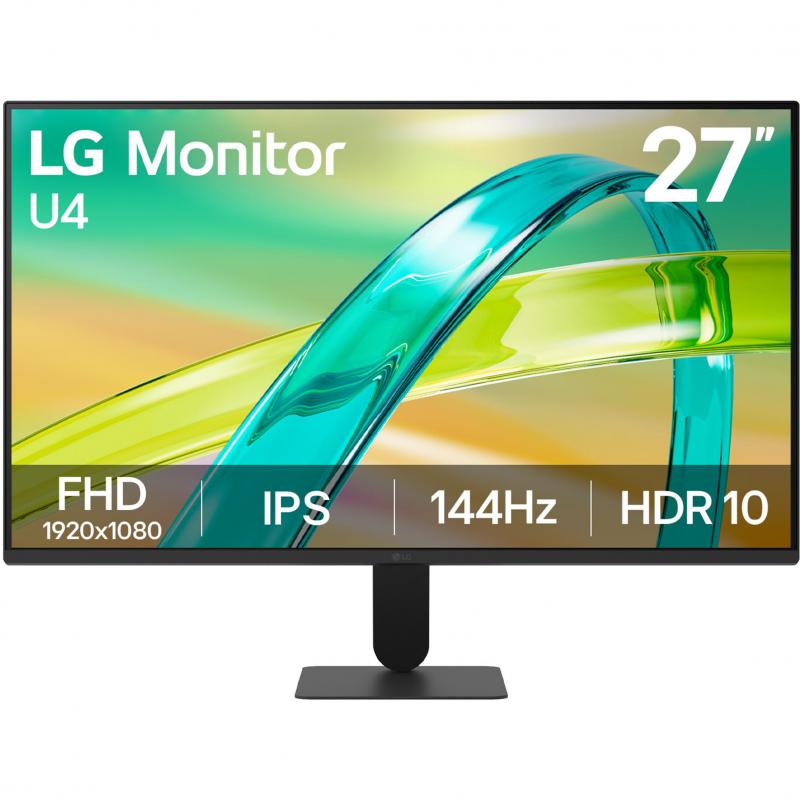 Compare LG 27U411BB 27 Monitor, LED, FHD Full HD, 144 Hz, 5ms GtG, Black at KSA Price