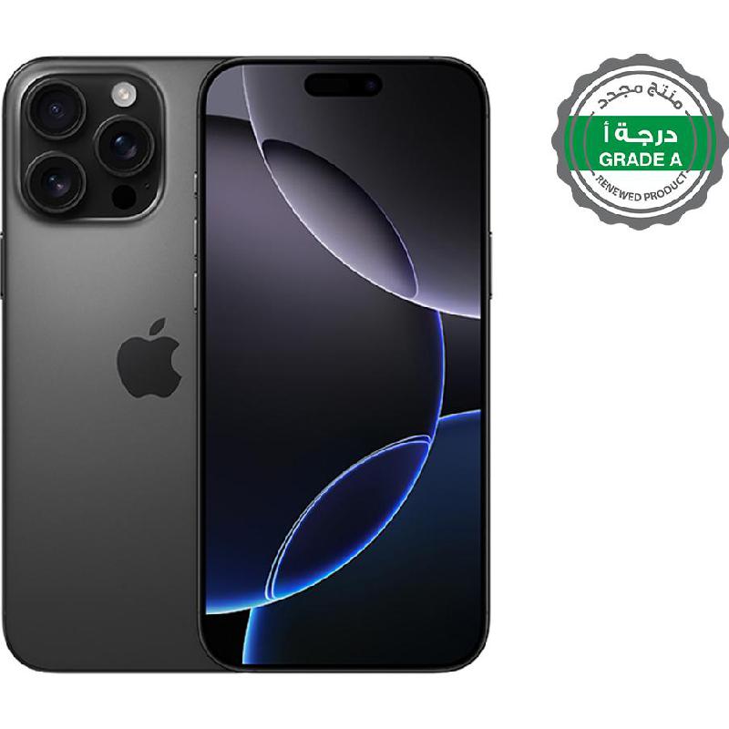 Compare Renewed Grade A Apple iPhone 16 Pro Max, 256 GB, Black Titanium, 5G at KSA Price