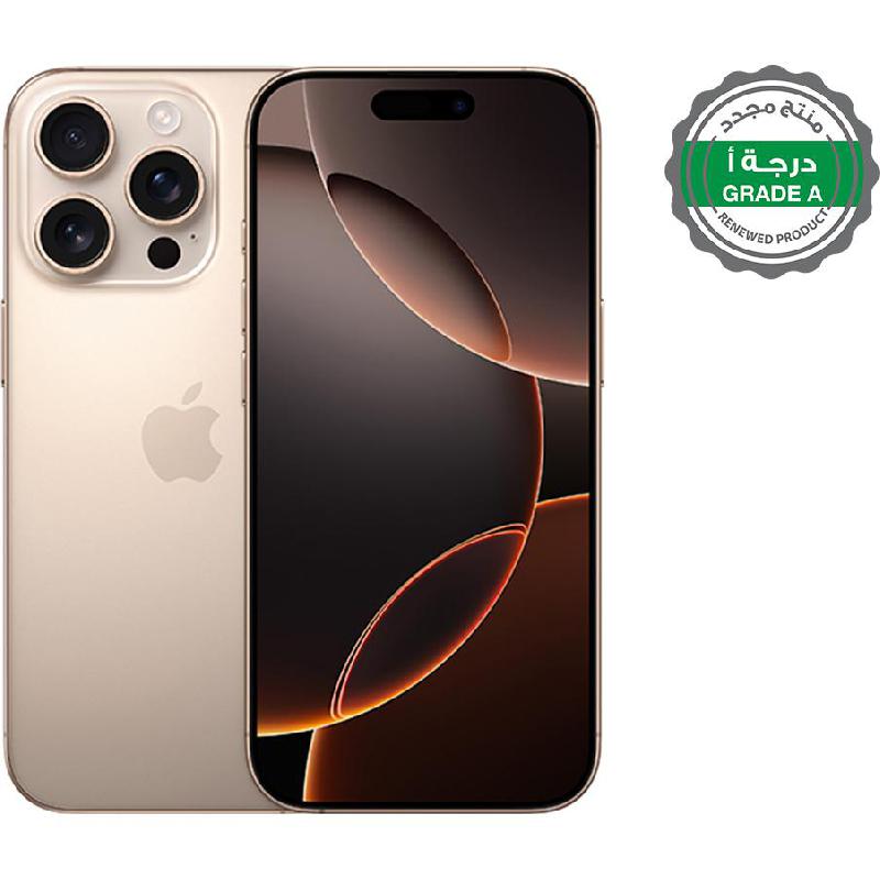 Compare Renewed Grade A Apple iPhone 16 Pro, 1 TB, Desert Titanium, 5G at KSA Price