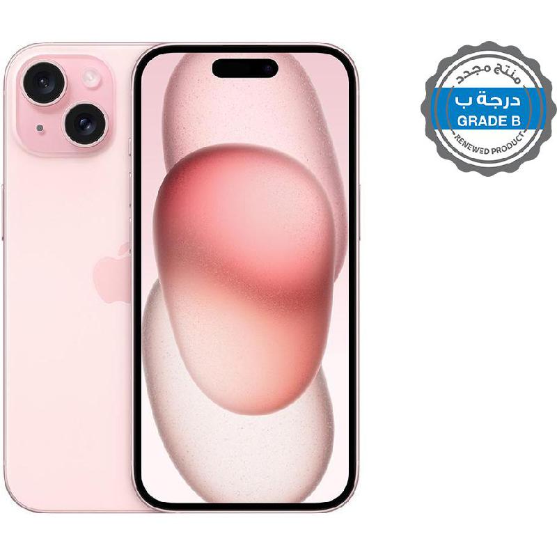 Compare Renewed Grade B Apple iPhone 15, 256 GB, Pink, 5G at KSA Price