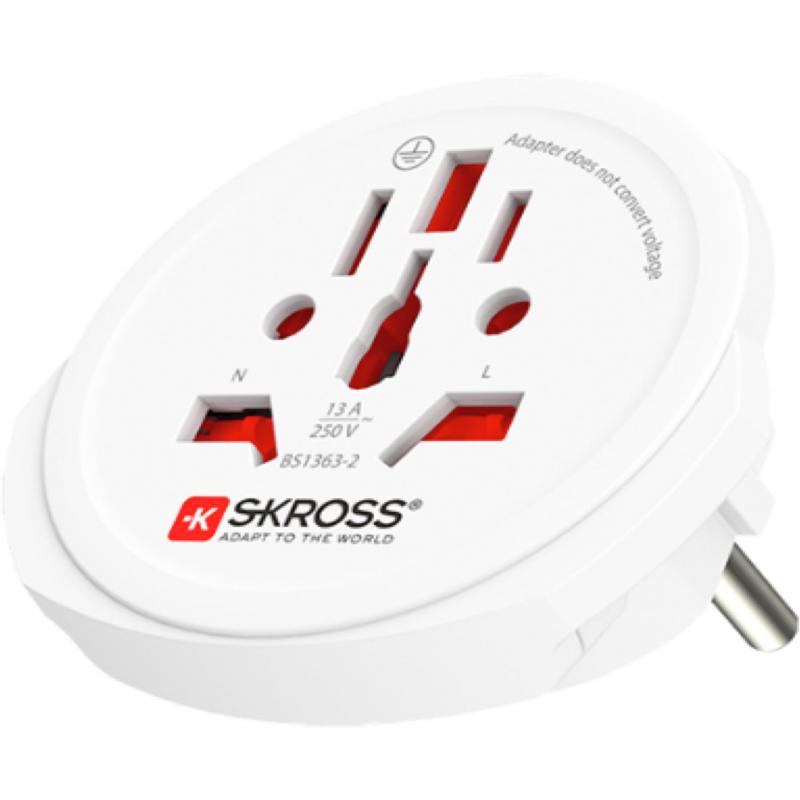 Compare Skross Universal Input to EU E+F Type Universal Power Adapter at KSA Price