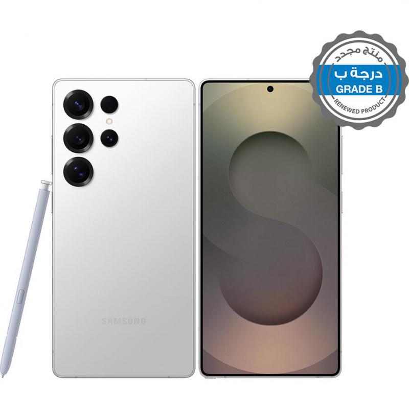 Compare Renewed Grade B Samsung Galaxy S25 Ultra, 512 GB, Titanium White Silver, 5G at KSA Price