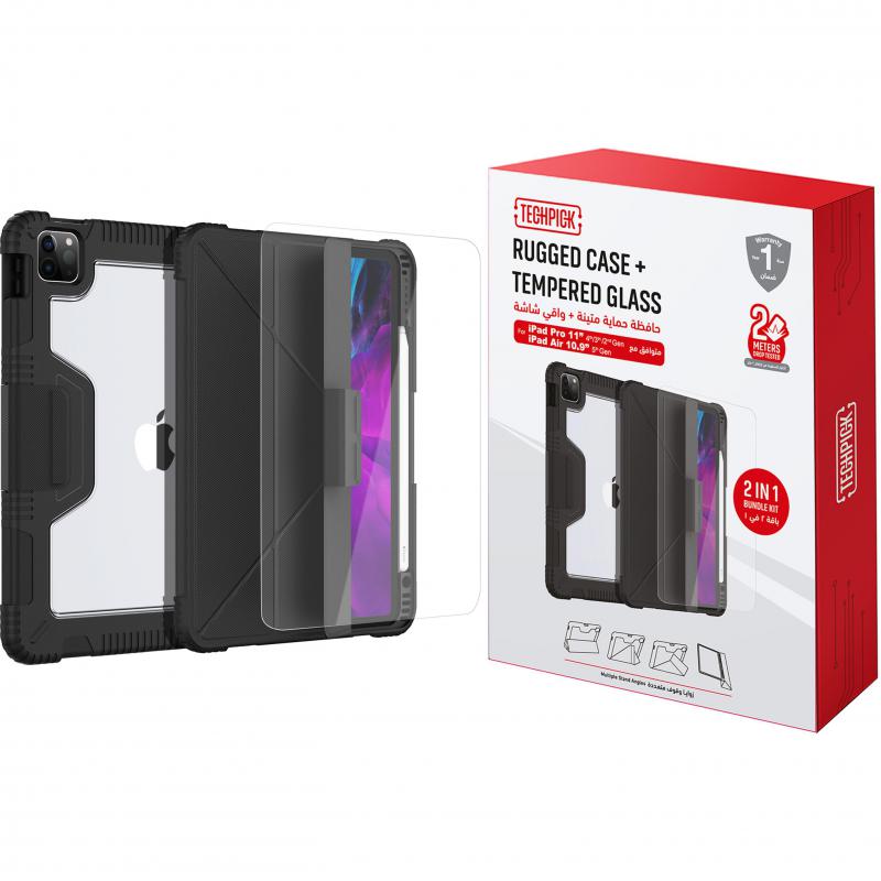 Techpick 2-in-1 Bundle Tablet Case with Screen Protector,…