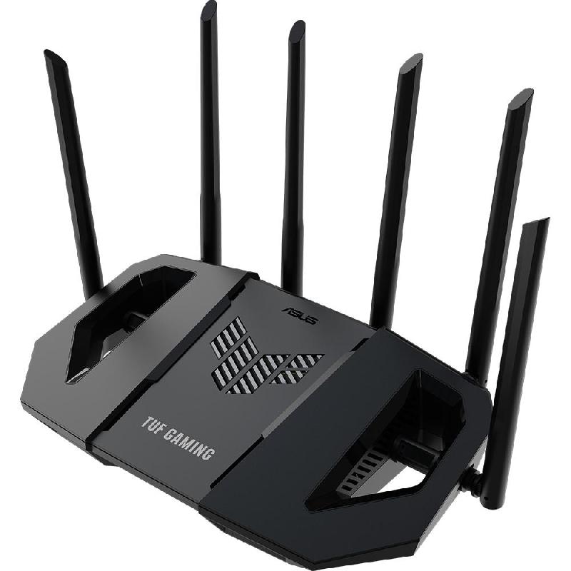 Compare Asus TUF Gaming BE6500 Gaming Router, up to 6.5 Gbps, Dual Band 2.4 GHz5 GHz, WiFi 7 802.11abgnacaxbe, 4 Port 1X 2.5 Gbps WAN Port + 3X 2.5 GbE LAN Port, Black at KSA Price