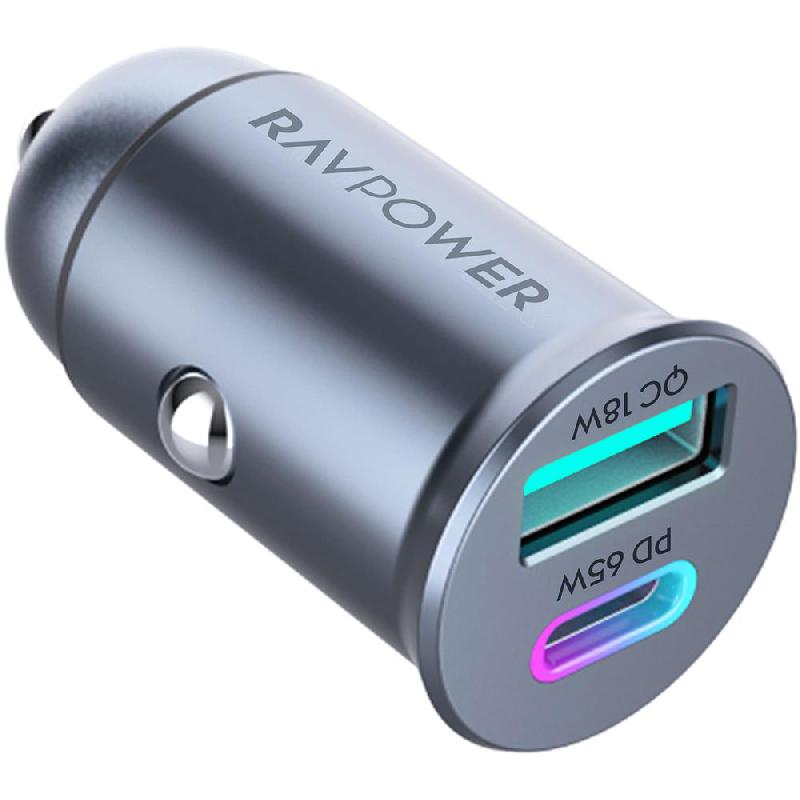 RAVPower PD Pioneer 65W 2-Port GaN Car…