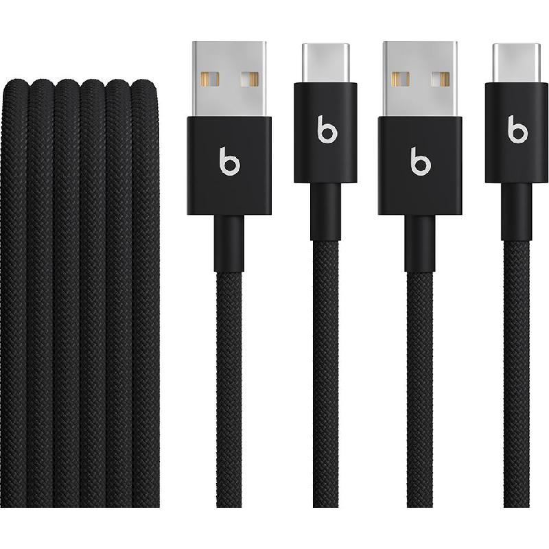 Compare Beats Woven 2Pack USBA to USBC Sync & Charge Cable, 1.50 m  4.92 ft , Bolt Black at KSA Price