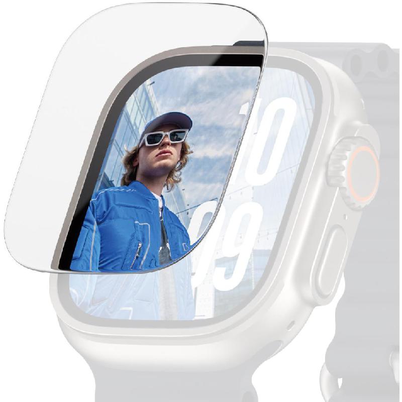 Compare PanzerGlass UltraWide Fit Smartwatch Screen Protector, for Apple Watch Ultra 3Watch Ultra 2Watch Ultra, UltraWide, Clear at KSA Price