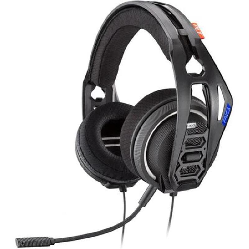 Compare Nacon RIG 400 Gaming Headset, Noise Cancelling Microphone, Wired, 3.5 mm Connector, Detachable Microphone, Black at KSA Price