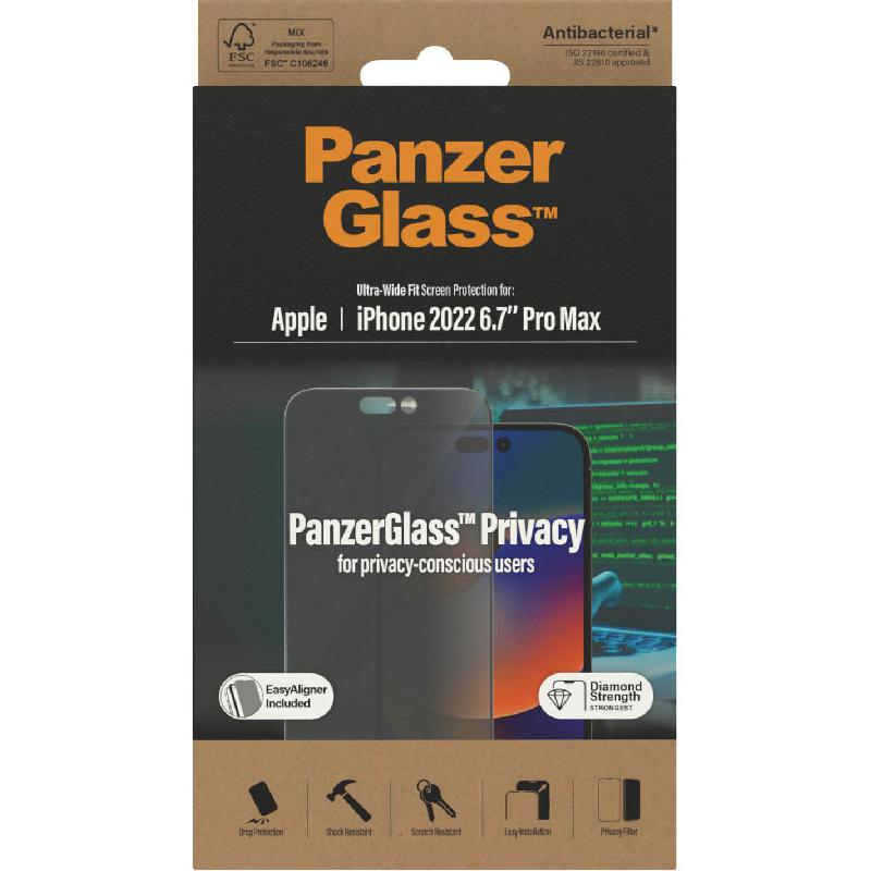 PanzerGlass Ultra-Wide Fit Smartphone Screen Protector,…