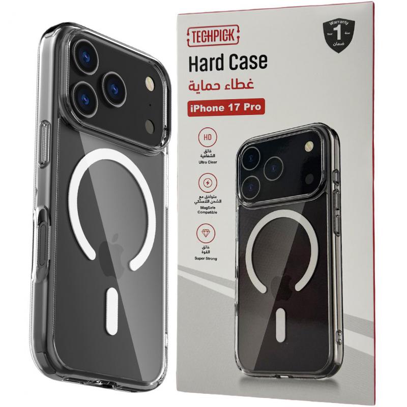 Compare Techpick Back Cover Mobile Case, for iPhone 17 Pro, Clear at KSA Price