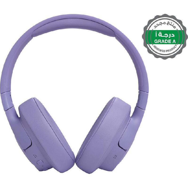Compare Renewed Grade A JBL Tune 770NC OverEar Headphones, Adaptive Noise Cancelling, Bluetooth, USB Charging, Builtin Microphone, Purple at KSA Price
