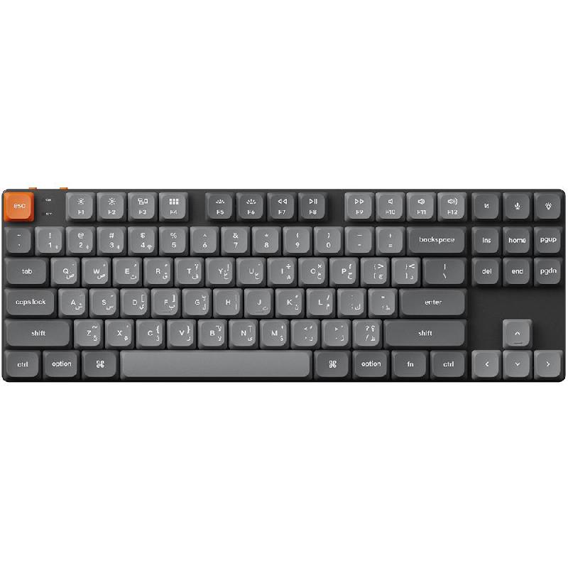 Compare Keychron K1 Max TKL RGB Red Mechanical Switch Gaming Keyboard, BluetoothWireless 2.4 GHzWired, for LaptopDesktop ComputerGaming Desktop ComputerCPU Windows OS, Grey at KSA Price