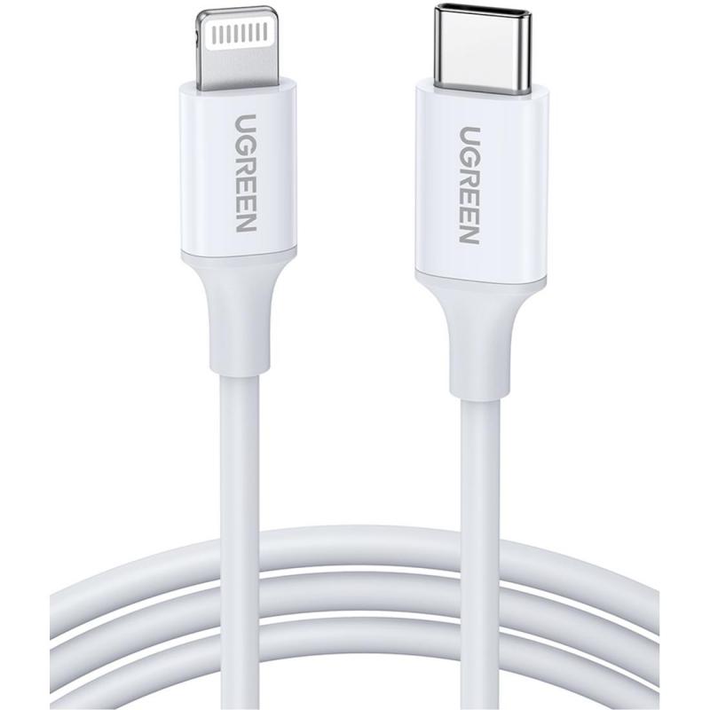 Compare Ugreen US171 USBC to Lightning Sync & Charge Cable, 2.00 m  6.56 ft , White at KSA Price