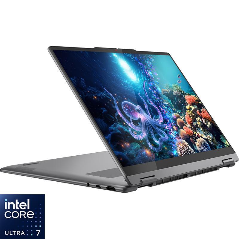 Compare Lenovo Yoga 7 2in1 Laptop  Convertible, AI with CoPilot+, 14, Intel Core Ultra 7, 16 GB RAM, 1 TB SSD, Windows 11 Home, Intel Arc Graphics, Foldable at KSA Price
