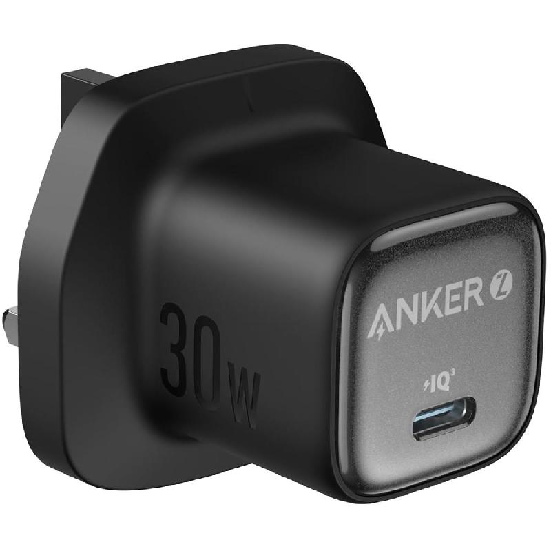 Compare Anker Charger 30W GaN, USB PD Power Delivery, 30 Watts, Single USBC, Black at KSA Price