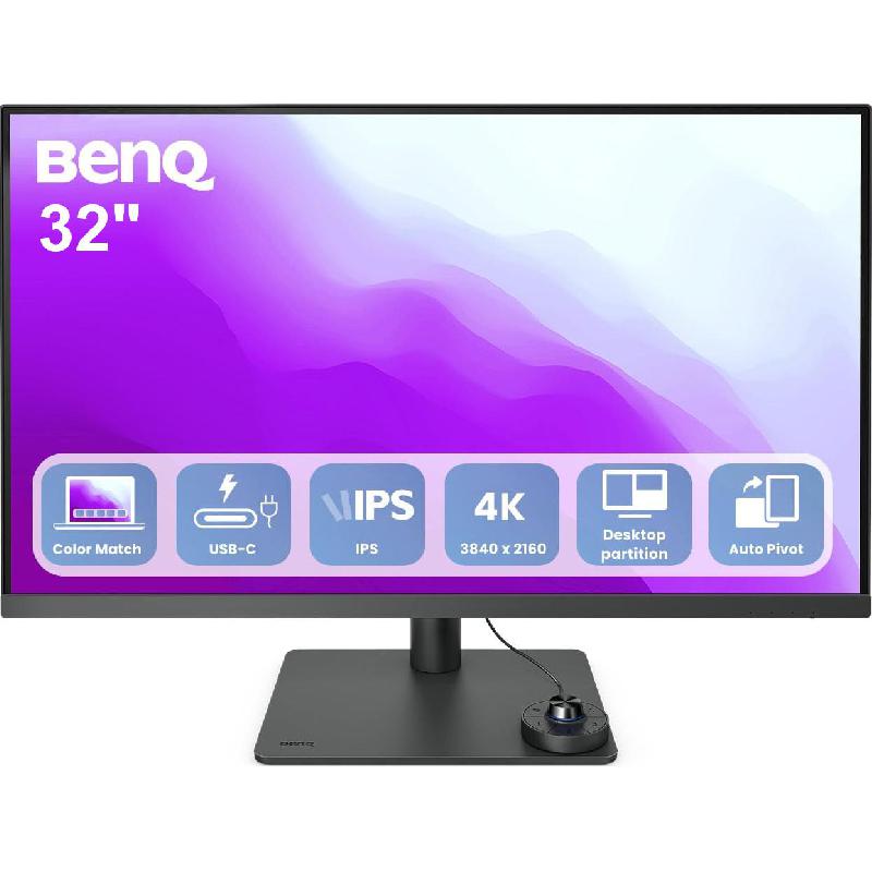 Compare BenQ DesignVue PD3205U 31.5 Monitor, LED, 4K UHD Ultra HD, 60 Hz, 5ms GtG, Builtin Dual Speaker 2 X 2.5W, Dark Grey at KSA Price