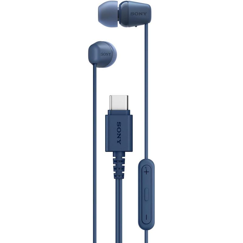 Compare Sony Earphones, Wired, USBC, Inline Microphone, Blue at KSA Price