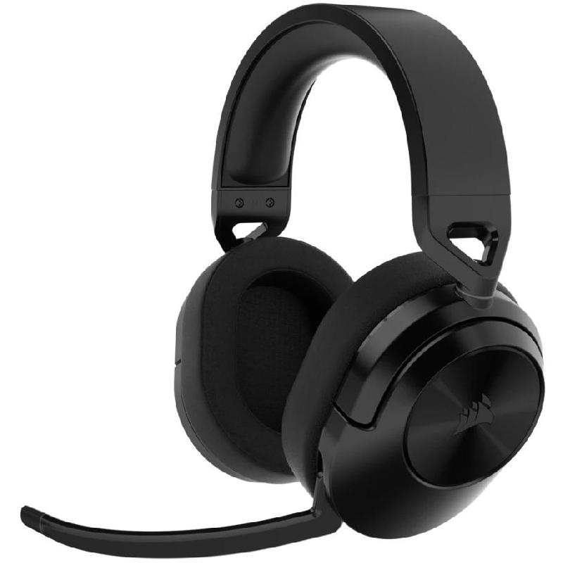 Compare CORSAIR HS55 7.1 Surround Gaming Headset, Wireless, USB Charging, Rotating Microphone, Carbon at KSA Price
