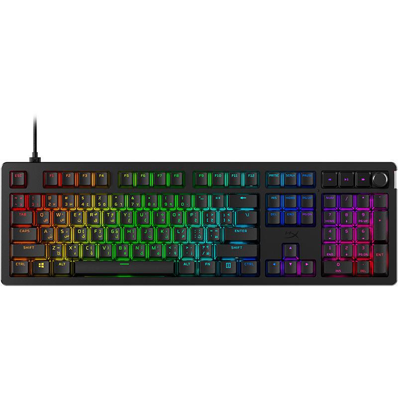 Compare HyperX Alloy Rise Gaming Mechanical Keyboard, Wired, for LaptopDesktop ComputerGaming Desktop ComputerCPU Windows OS, Black at KSA Price