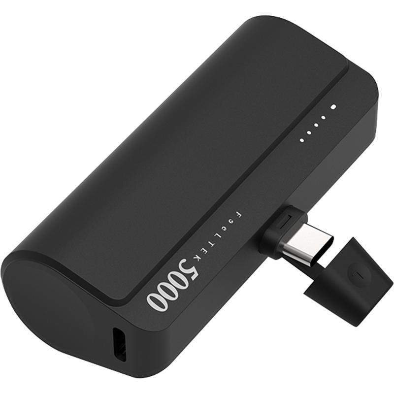 Compare FeelTek Femto C Pocket Charge, PD Fast Charging, 5000 mAh, Dual USBC, Black at KSA Price