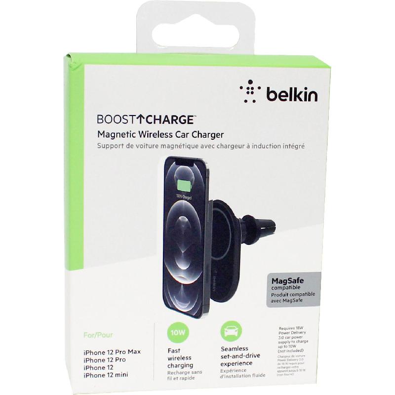 Belkin BoostCharge Magnetic Wireless Charger Smartphone…