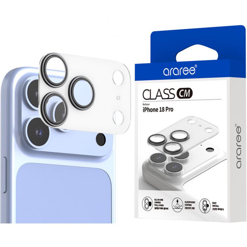 Compare Araree CLASS CM Camera Lens Protector Full Frame Smartphone Camera Accessory, for iPhone 18 Pro, Clear at KSA Price