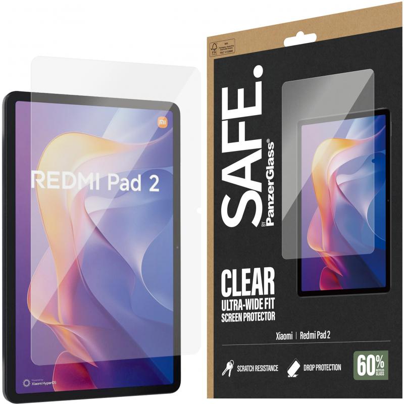 PanzerGlass SAFE Ultra-Wide Fit Tablet Screen Protector,…