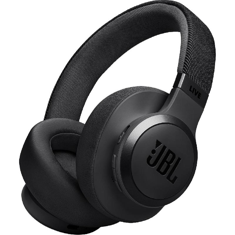 Compare JBL Live 770NC OverEar Headphones, Adaptive Noise Cancelling, Bluetooth, USB Charging, Builtin Microphone, Black at KSA Price