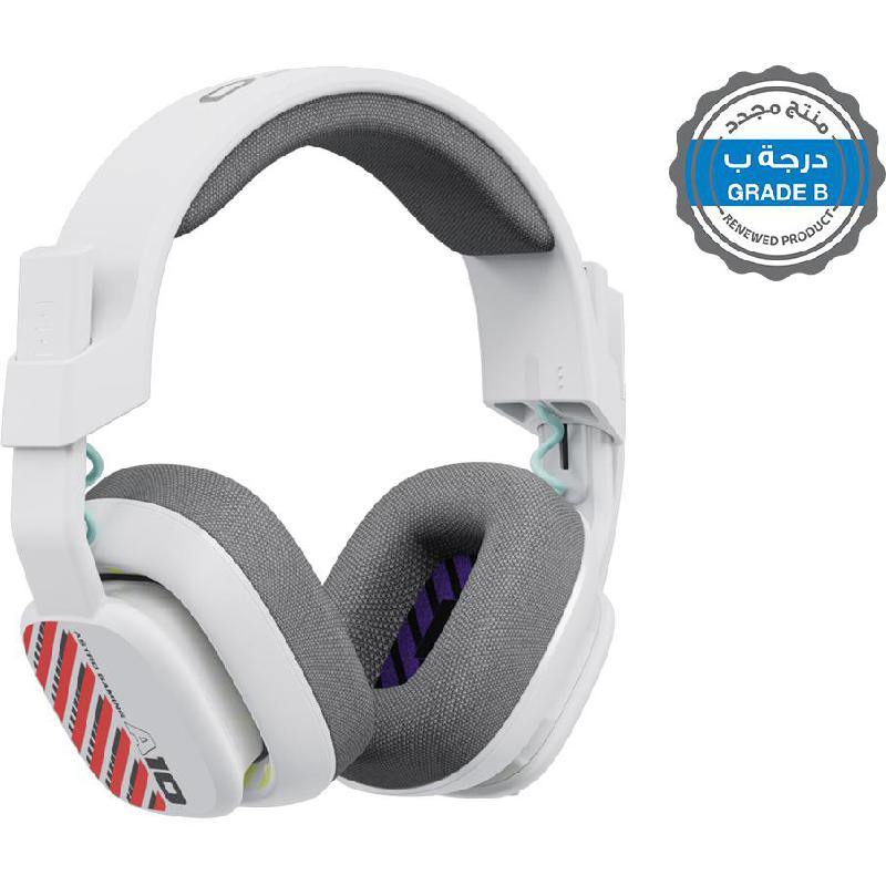 Compare Renewed Grade B Astro A10 Gaming Headset, Wired, 3.5 mm Connector, Rotating Microphone, Challenger White at KSA Price