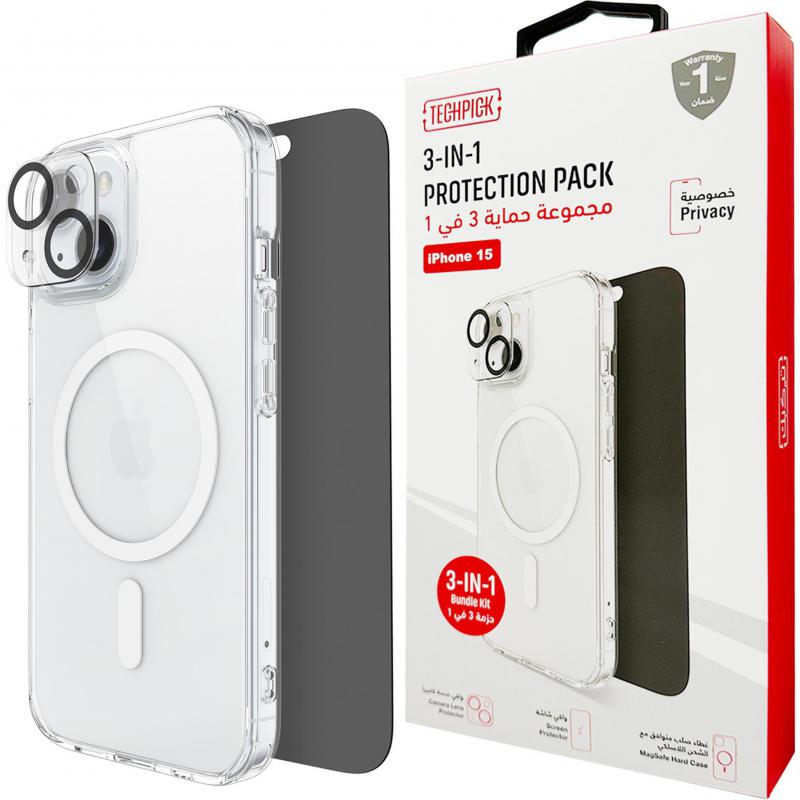 Techpick 3-in-1 Protection Pack MagSafe Hard Case…