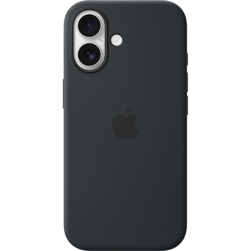 Compare Apple Silicone Back Cover Mobile Case with MagSafe, for iPhone 17, Black at KSA Price
